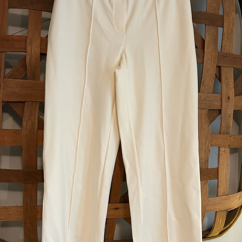 J. Jill Women's Cream Trousers